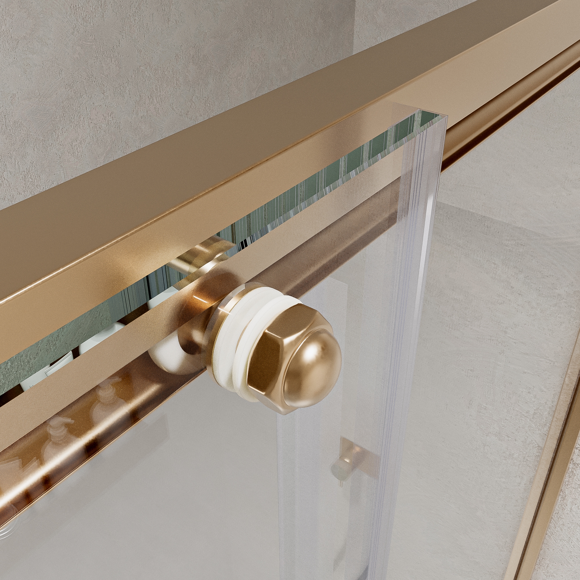 VAROBATH mampara de ducha rectangular 2 fijos 1 puerta NOVUM cobre mate6.jpg