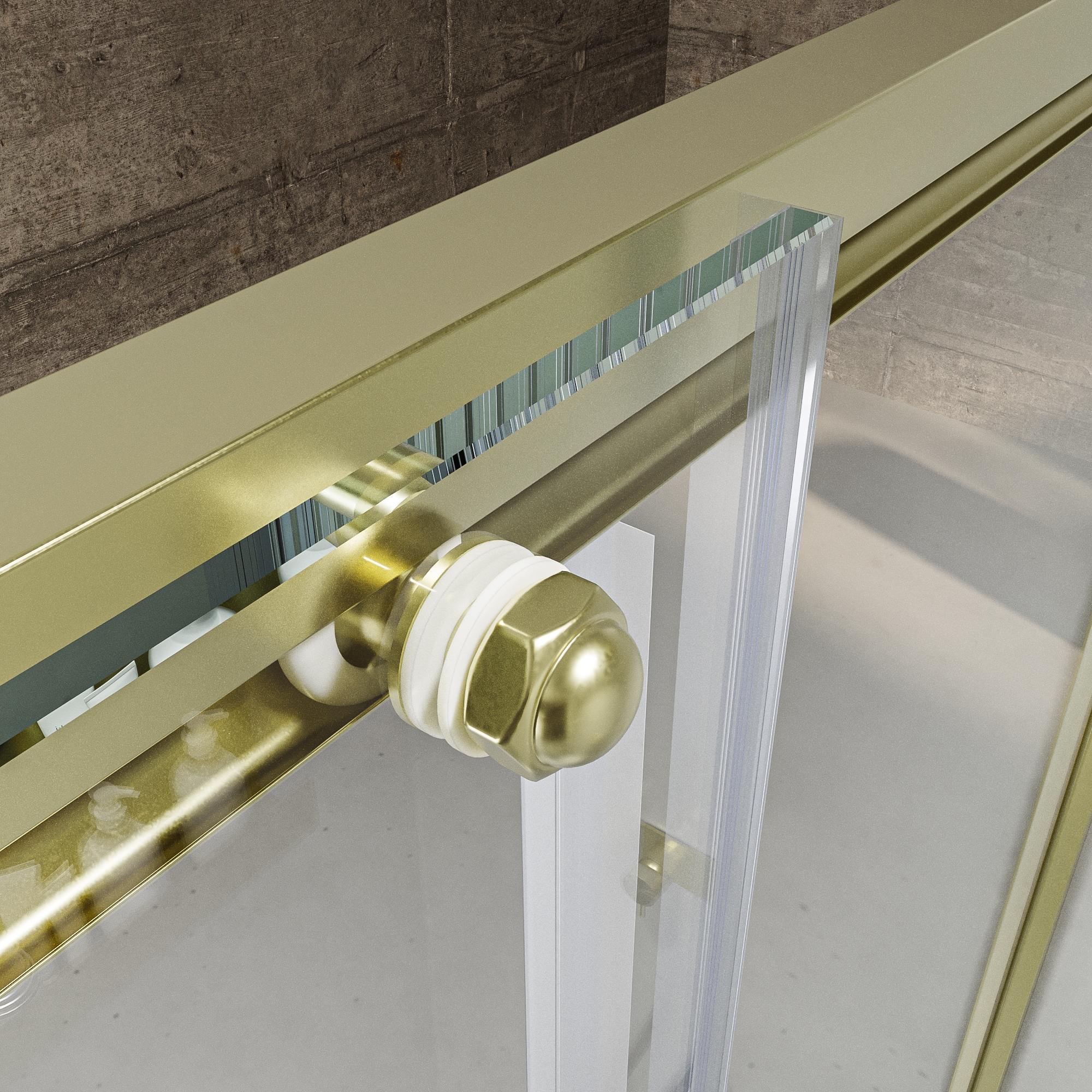 VAROBATH mampara de ducha rectangular 2 fijos 1 puerta NOVUM oro mate6.jpg