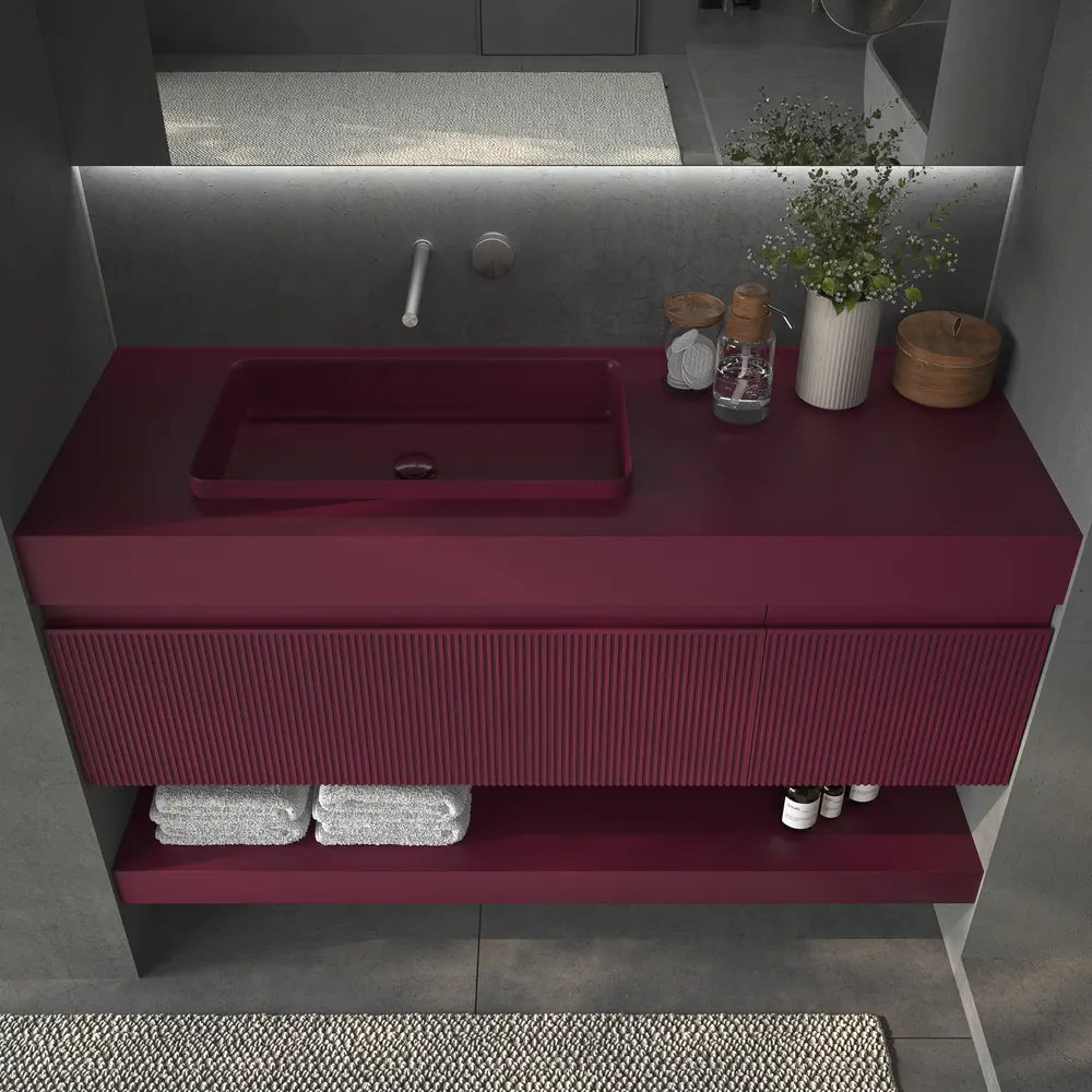 VAROBATH mueble de bano NIC 2 cajones burdeos4.webp