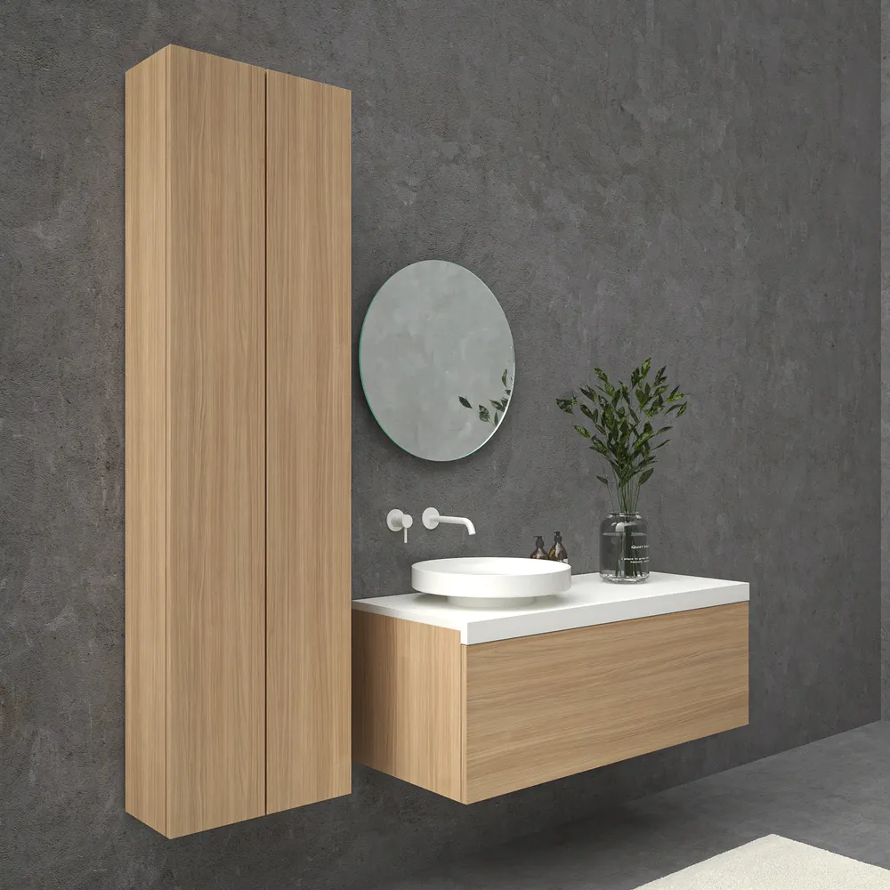 VAROBATH mueble de bano TESIS 1 cajon nogal bohemia 3.webp
