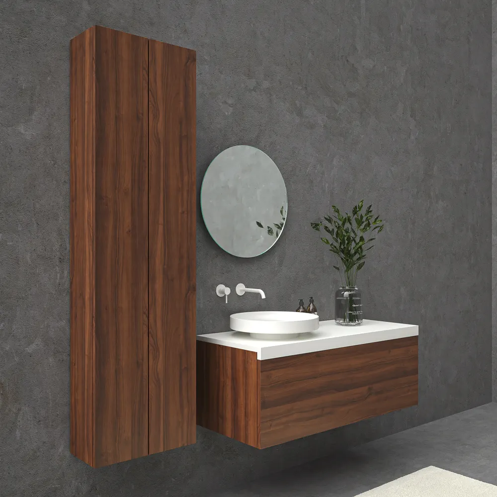 VAROBATH mueble de bano TESIS 1 cajon nogal valentina 3.webp