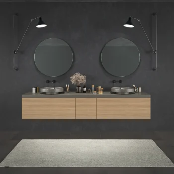 VAROBATH mueble de bano TESIS suspendido 3 cajones nogal bohemia 3.webp