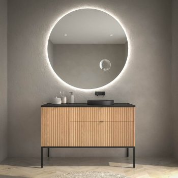 VAROBATH mueble de bano con patas FLEX Roble claro Grafito 2.jpg