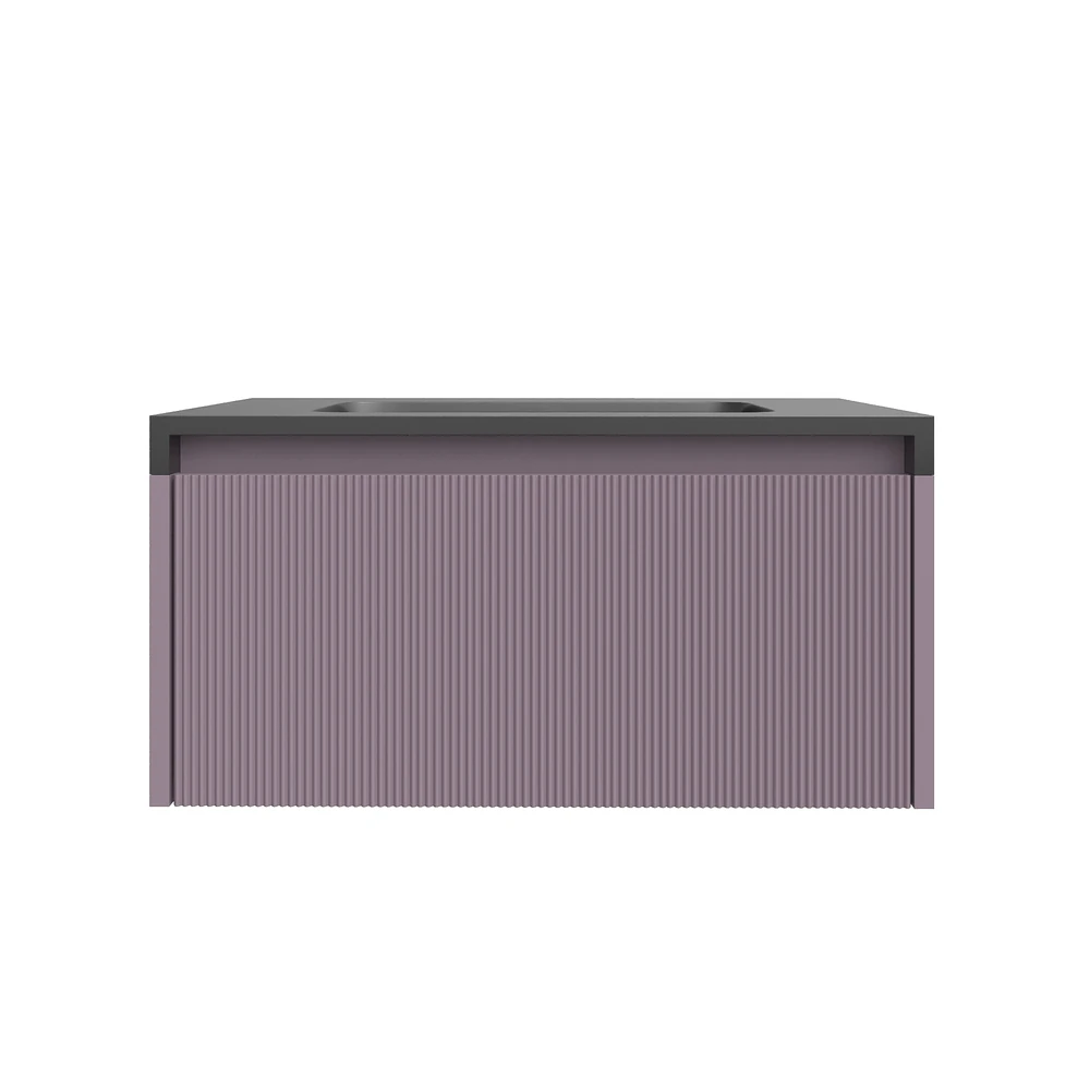 VAROBATH mueble de bano suspendido 1 cajon BINARIO violeta pastel ral 4009.webp