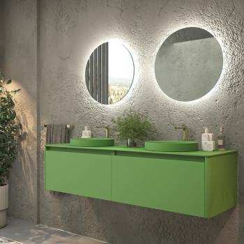 VAROBATH mueble de bano suspendido 2 cajones FUSE verde mayo 3.png