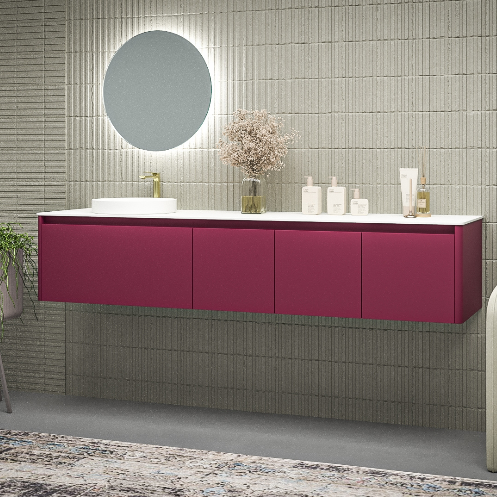 VAROBATH mueble de bano suspendido 3 cajones FUSE burdeos Ral 4004 5.png