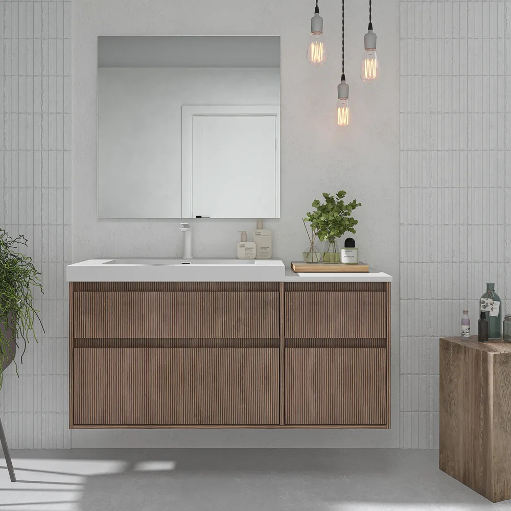 VAROBATH mueble de bano suspendido 4 cajones YOKO bastilla blanco 3.webp
