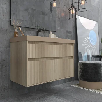 VAROBATH mueble de bano suspendido YOKO alcatrazo beige pardo 1011 5.webp
