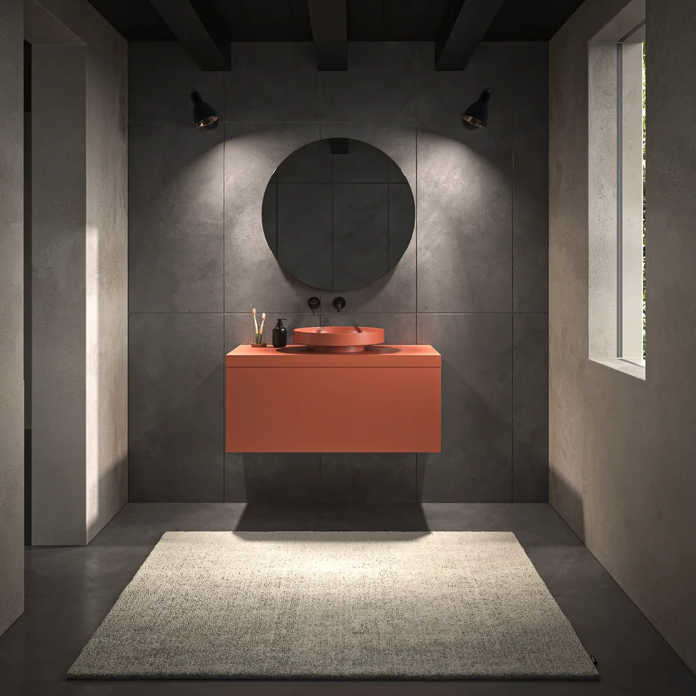 VAROBATH mueble suspendido 1 cajon TESIS narajan salmon 2.webp