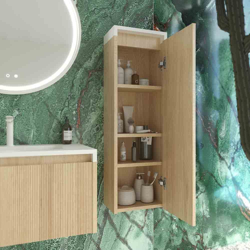 Varobath Columna BINARIO 1 puerta Roble 1 Claro 1.jpg