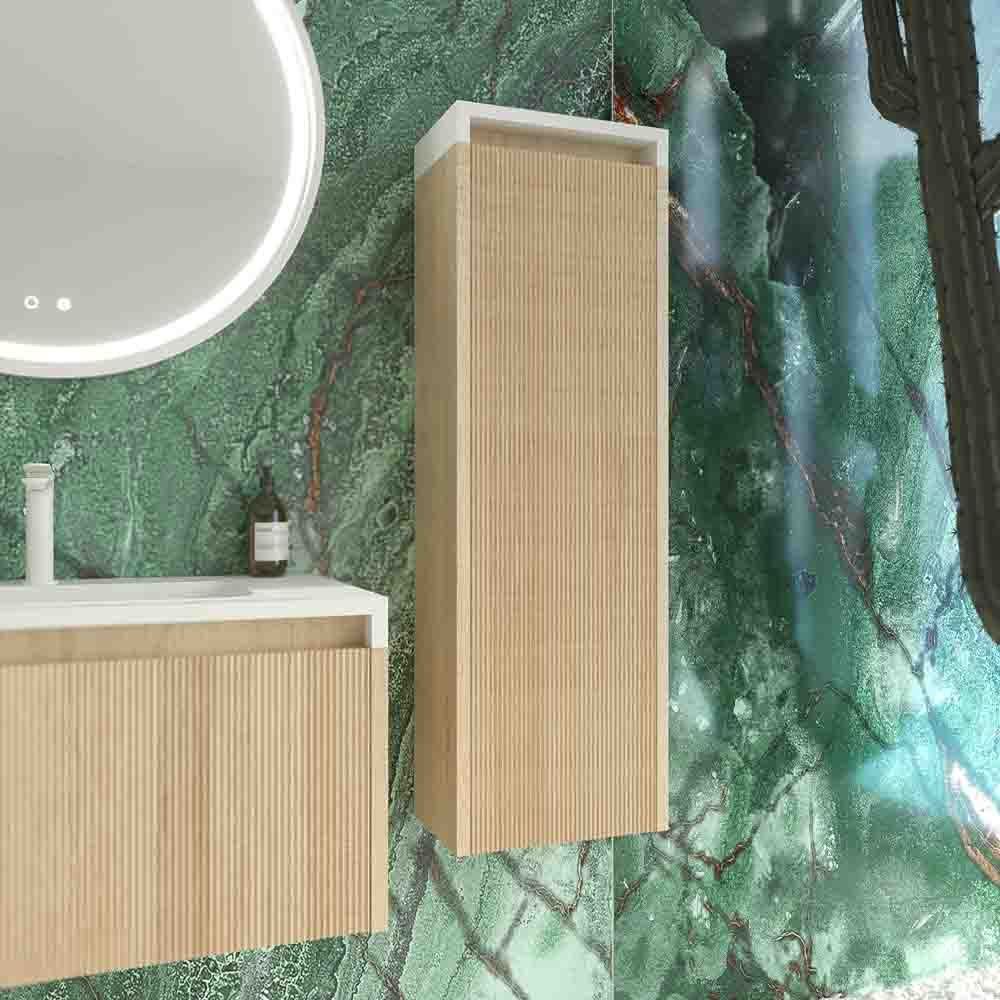 Varobath Columna BINARIO 1 puerta Roble Claro 1.jpg