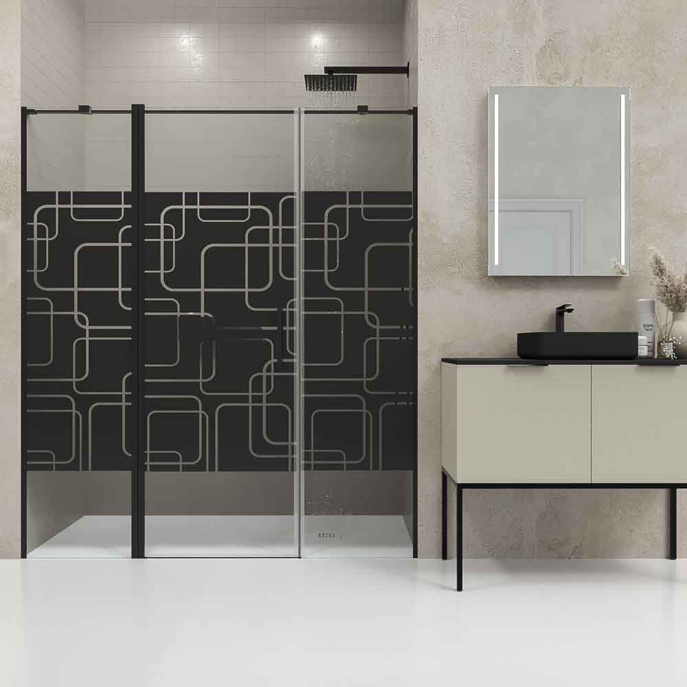 Varobath Mampara OPEN 2 fijos 1 puerta serigrafia GENESIS.jpg