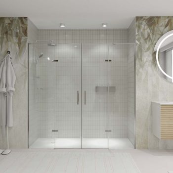 Varobath Mampara frontal SILEX 2 fijos 2puertas abatibles cromo.jpg
