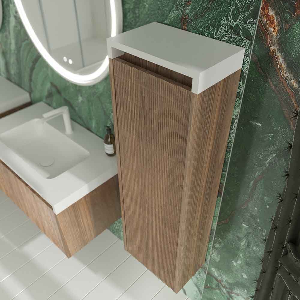 Varobath columna BINARIO 1 puerta roble oscuro 1.jpg