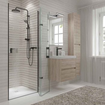 Varobath mampara SINTESIS 1 puerta plegable negro2.jpg