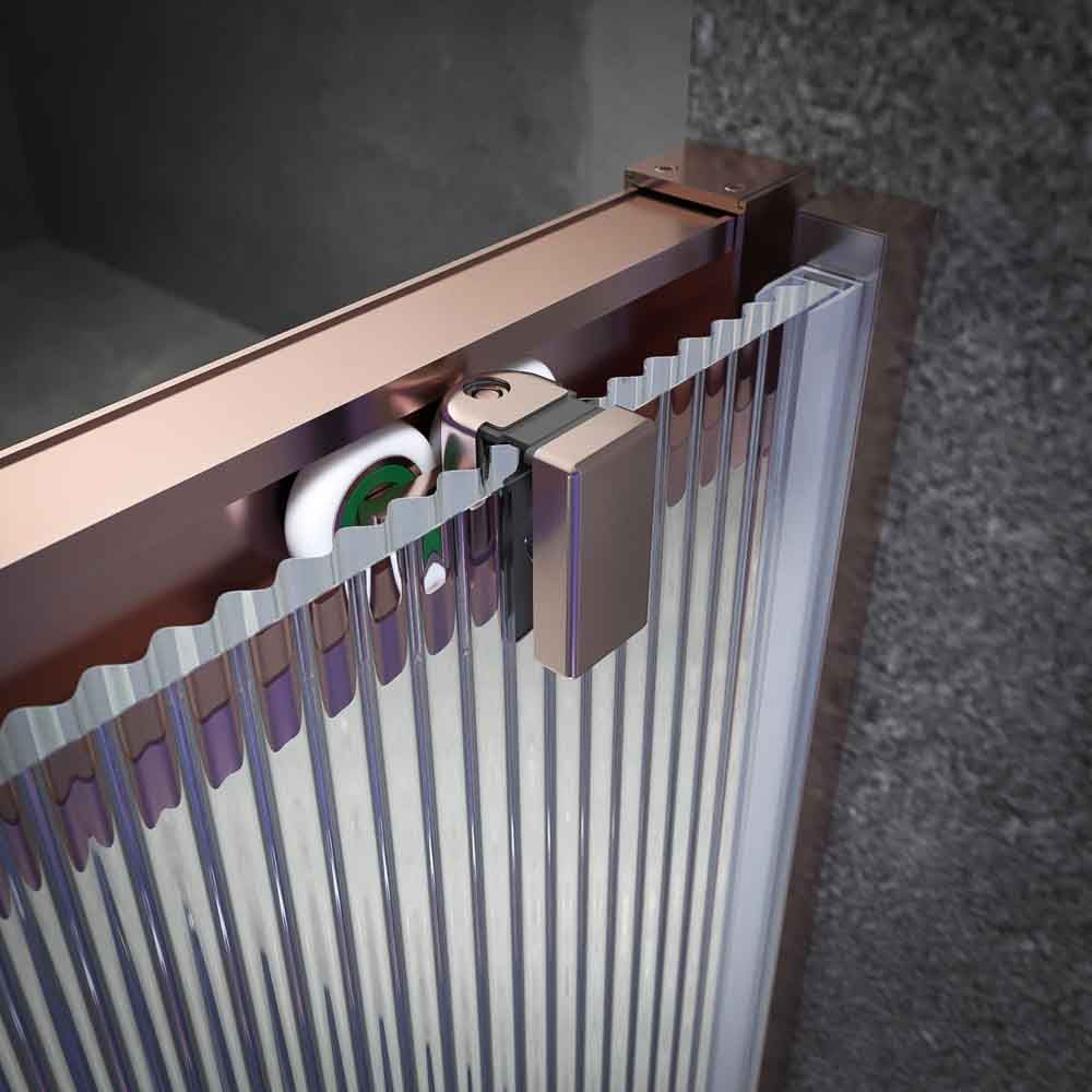 Varobath mampara de ducha ANDREA 1 fijo 1puerta corredera vidrio acanalado4.jpg