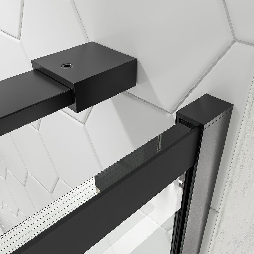 Varobath mampara ducha OPEN 2 fijos 1 puerta decorado industrial negro 7.jpg