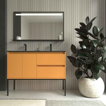 Varobath mueble bano con patas SMILE 2 cajones 2 puertas AMARILLO PASTEL2.jpg