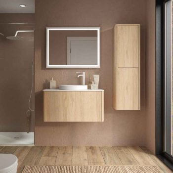 Varobath mueble bano suspendido FUSE 1 cajon roble claro1.jpg