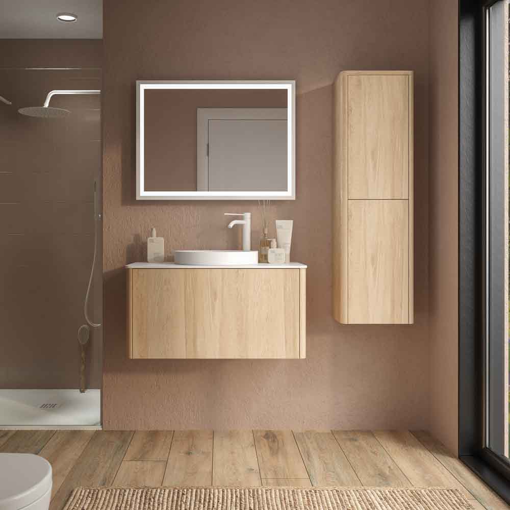 Varobath mueble bano suspendido FUSE 1 cajon roble claro1.jpg