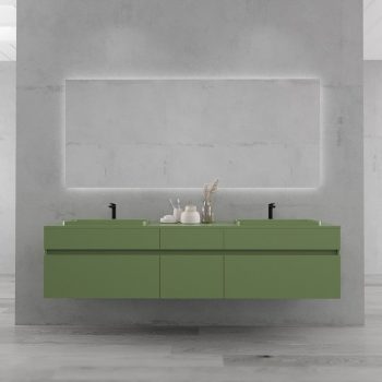 Varobath mueble de bano DUNE suspendido 6 cajones verde reseda.jpg