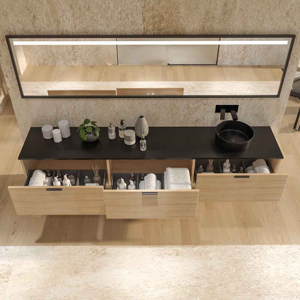 Varobath mueble de bano HOLE suspendido 3 cajones roble frances5.jpg