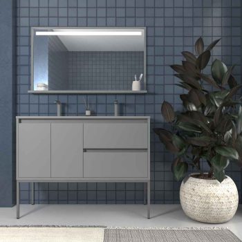 Varobath mueble de bano con patas SMILE 2 cajones 2 puertas GRIS POLVO.jpg