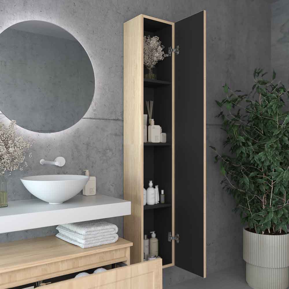 Varobath mueble de bano suspendido 1 cajon BUDGET roble claro4.jpg