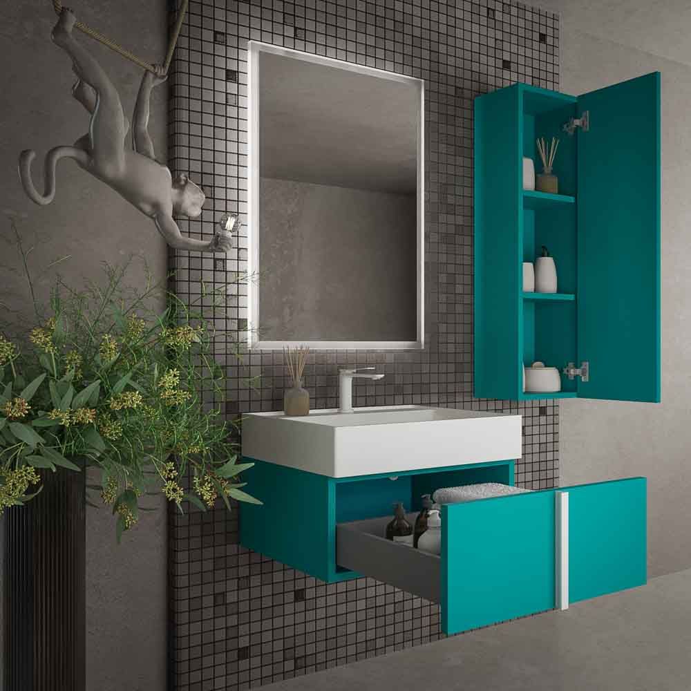 Varobath mueble de bano suspendido NORMA azul turquesa2.jpg