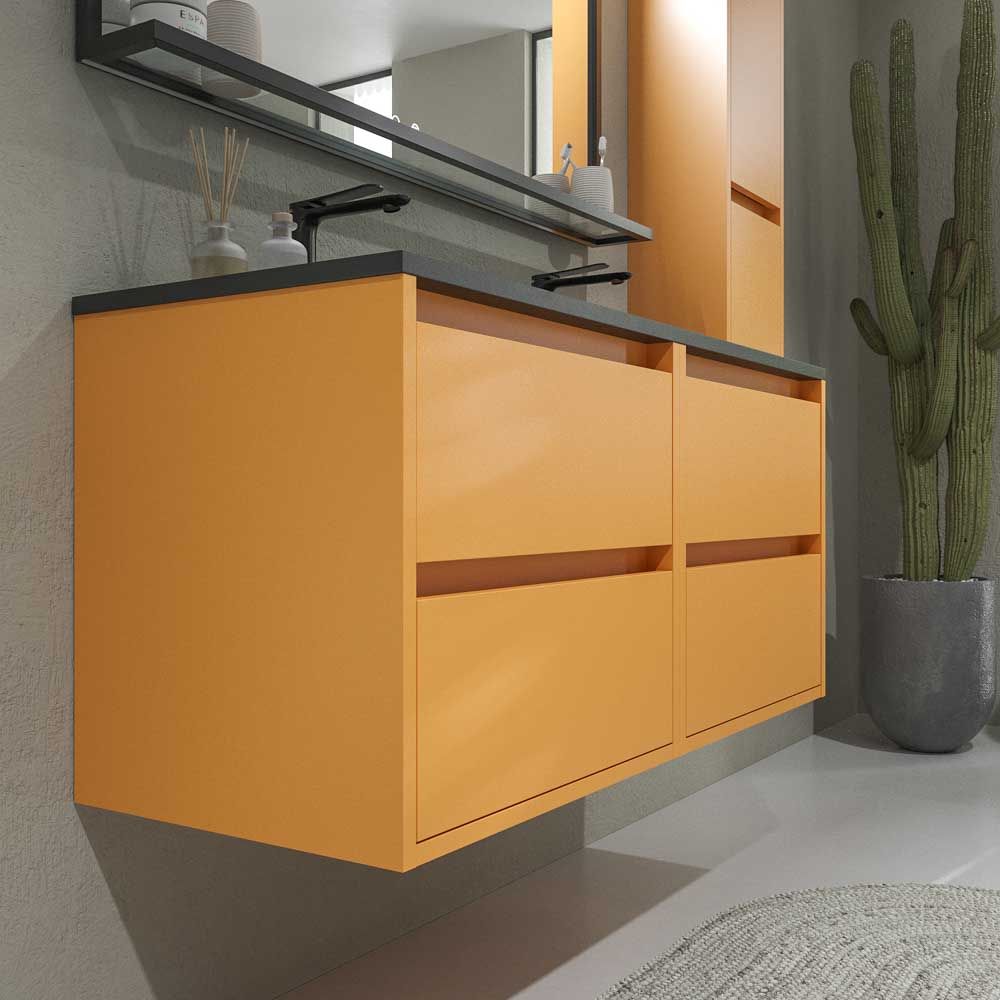 Varobath mueble de bano suspendido SMILE 4 cajones AMARILLO PASTEL3.jpg