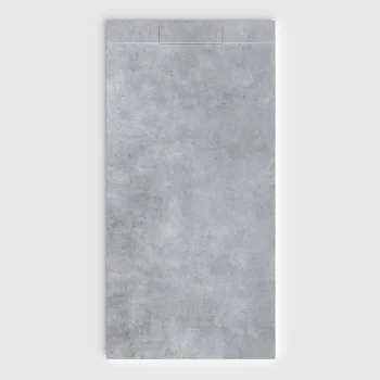 plato ducha plaster 3d cemento cemaro frontal.webp