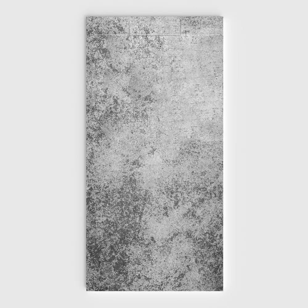 plato ducha plaster 3d cemento minetro frontal.webp