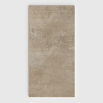 plato ducha plaster 3d cemento zenthir frontal.webp