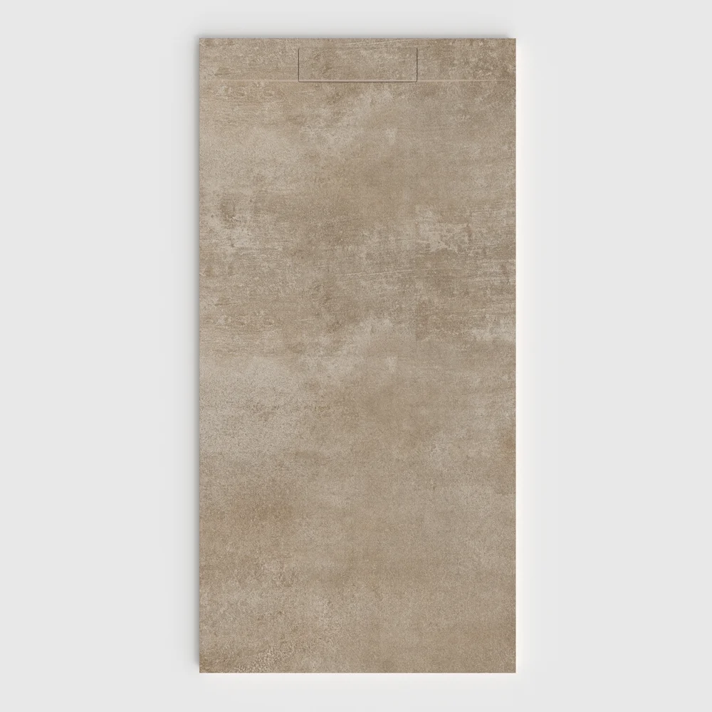 plato ducha plaster 3d cemento zenthir frontal.webp