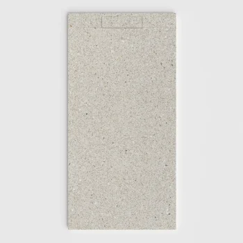 plato ducha plaster 3d terrazo concrete frontal.webp