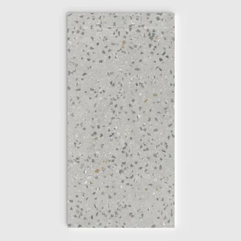 plato ducha plaster 3d terrazo crettario frontal.webp
