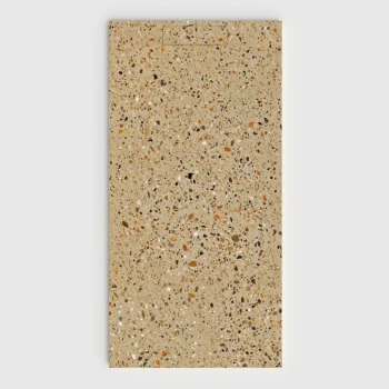 plato ducha plaster 3d terrazo fractilio frontal.webp