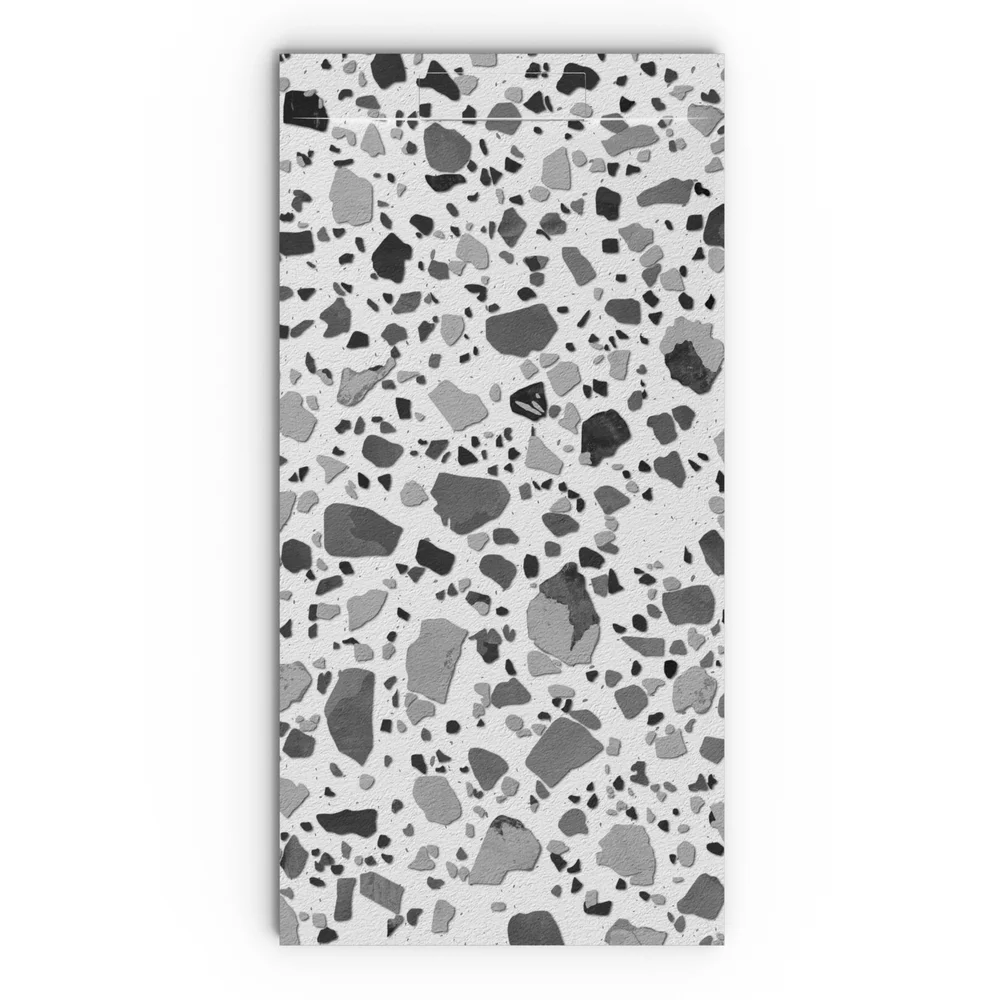 plato ducha plaster 3d terrazo speckled frontal.webp