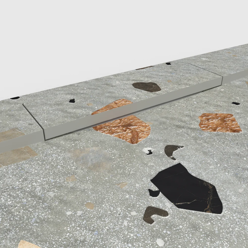 plato ducha plaster 3d terrazo terralviva detalle.webp