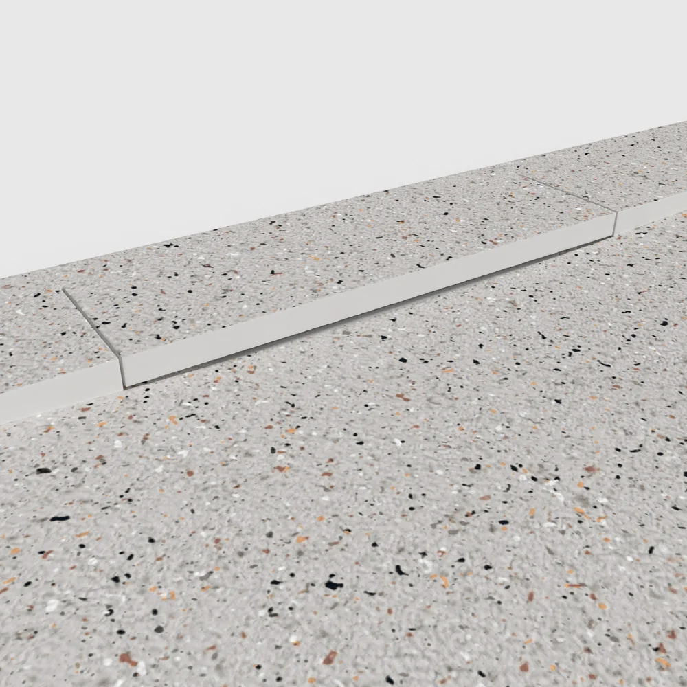 plato ducha plaster 3d terrazo trenzetto detalle.webp