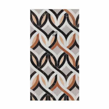 16 Plato de ducha resina Art-Deco textura pizarra antikes