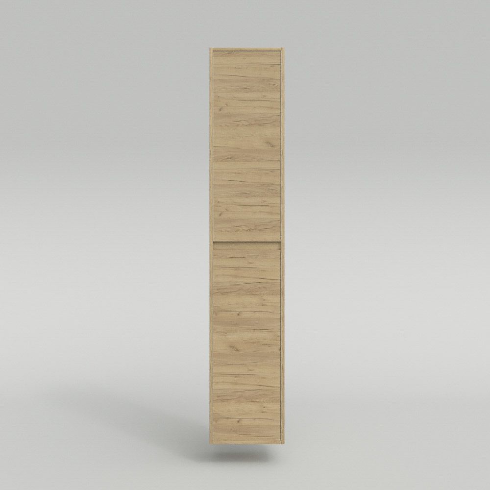 Columna de baño 2 puertas suspendida 185 cm x 35 cm x 25 cm acabado ROBLE CLARO