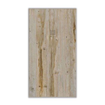plato ducha madera