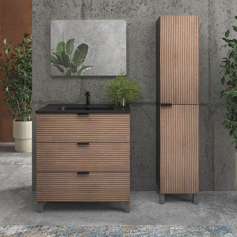 VAROBATH Varobath Mueble de bano con patas 3 cajones LUXOR acabado BASTILLA NEGRO 1.jpg
