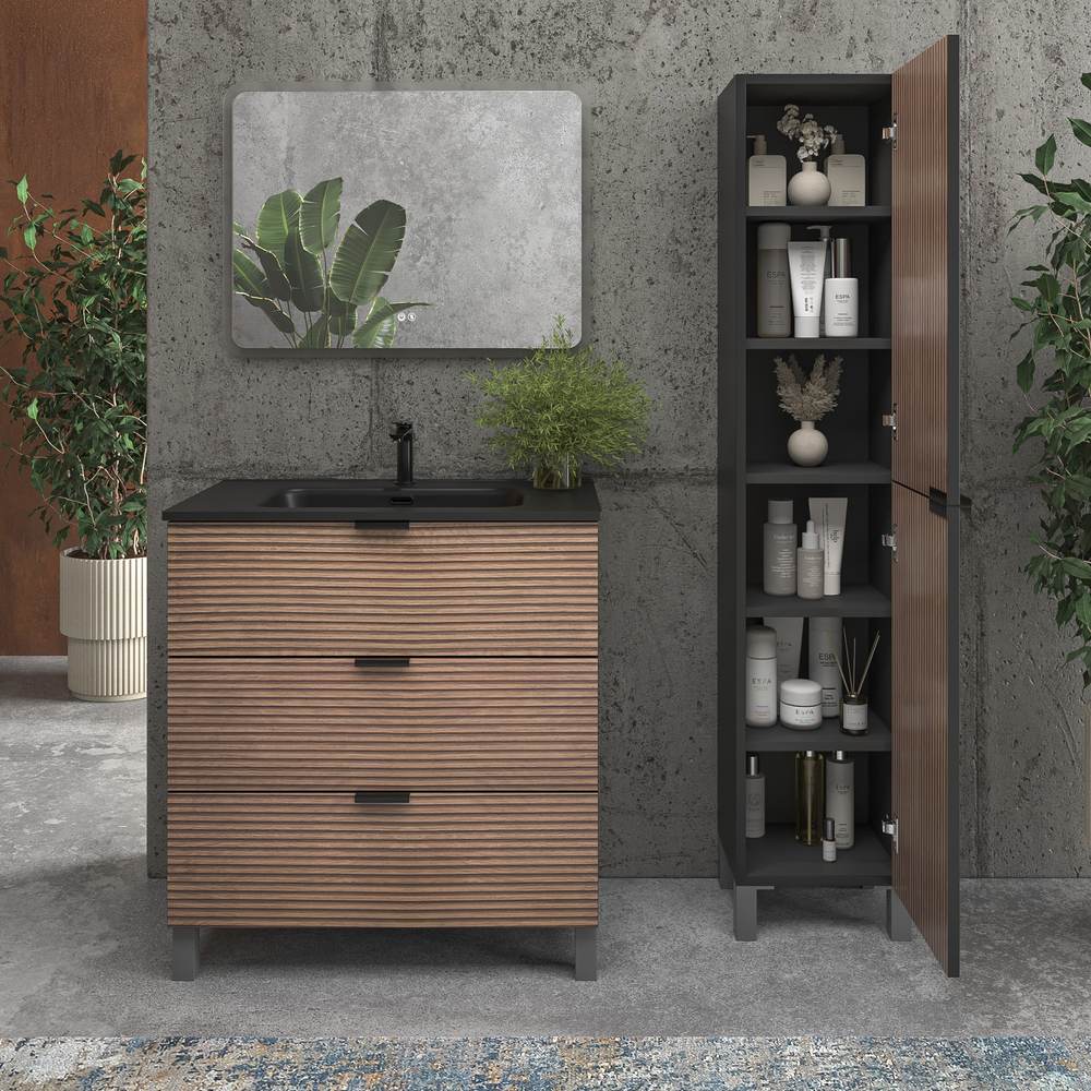 VAROBATH Varobath Mueble de bano con patas 3 cajones LUXOR acabado BASTILLA NEGRO 3.jpg