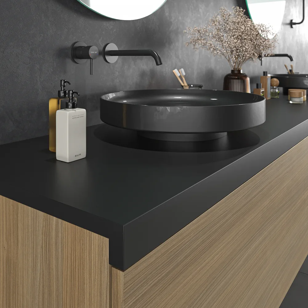 VAROBATH mueble de bano TESIS suspendido 3 cajones nogal fausto.webp