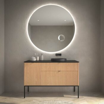 VAROBATH mueble de bano con patas FLEX Roble claro Grafito 2.jpg