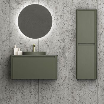 VAROBATH mueble de bano suspendido 1 cajon FUSE oliva Ral 6006 4.jpg