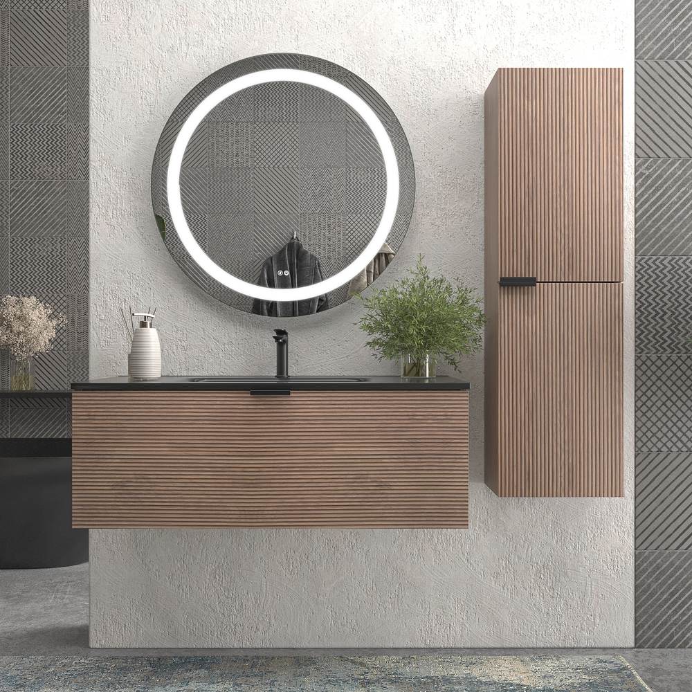 VAROBATH mueble de bano suspendido SKIN 1 cajon BASTILLA con lavabo negro.jpg