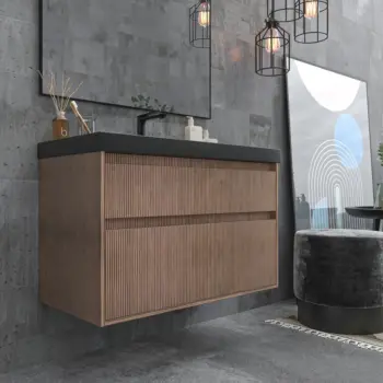 VAROBATH mueble de bano suspendido YOKO bastilla negro 5.webp